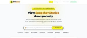 view snapchat stories anonymously